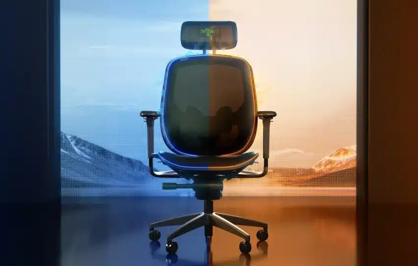 Razer Arielle - Chaise gaming avec climatisation intégrée pour 2025